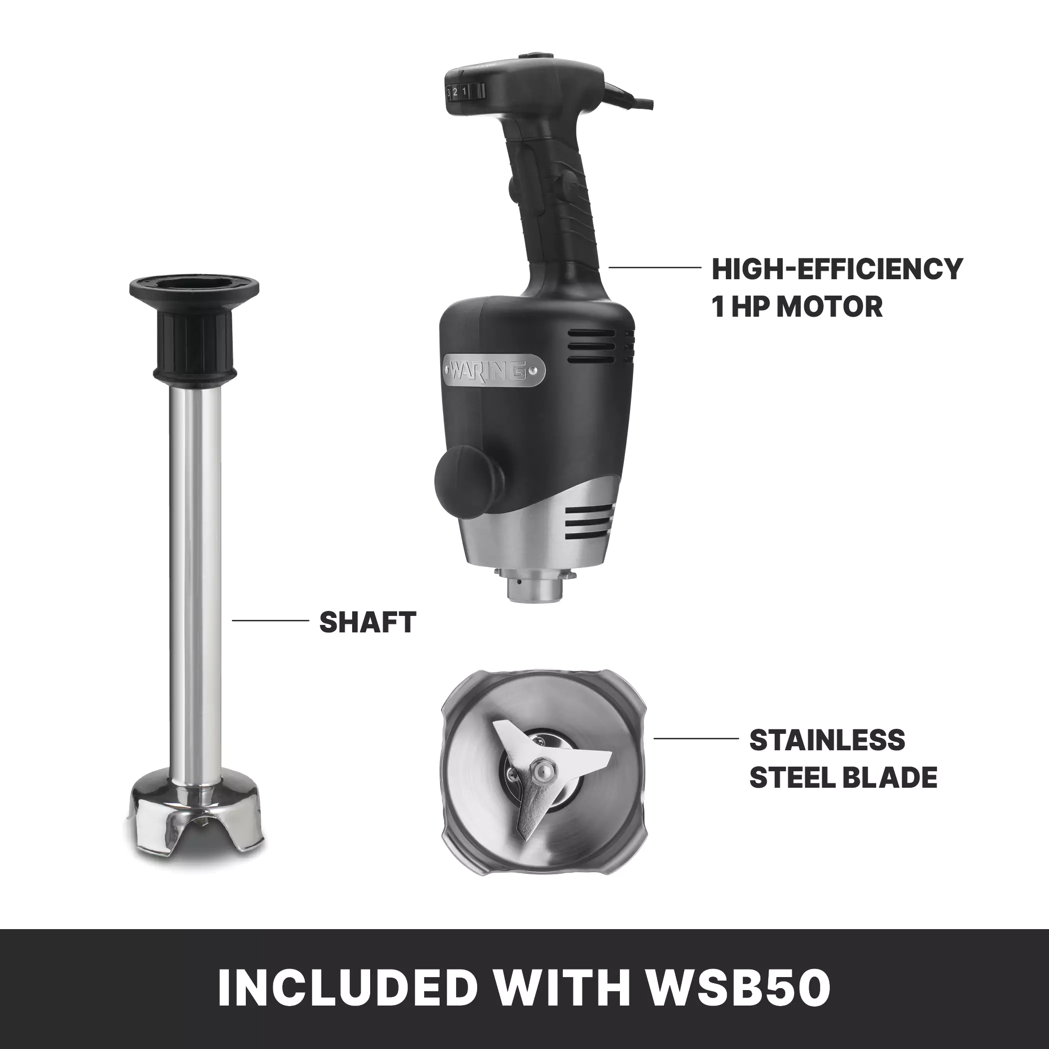 12" Heavy-Duty Big Stik Immersion Blender